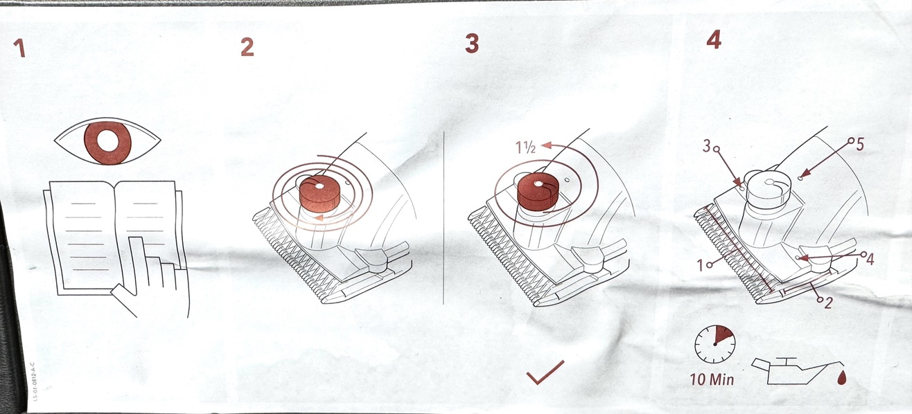 tension setting lister clipper