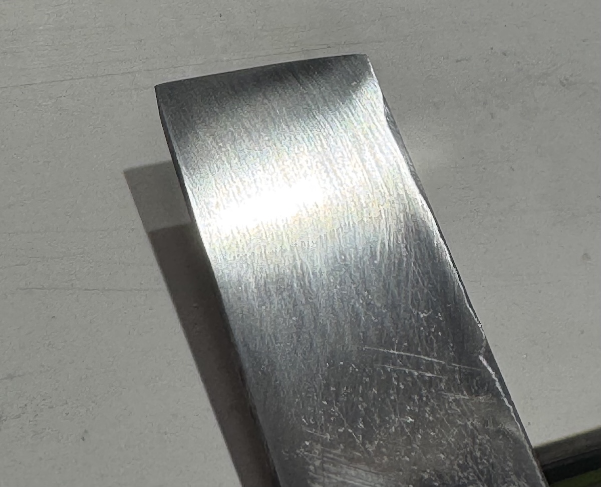 Honed and finished wood chisel