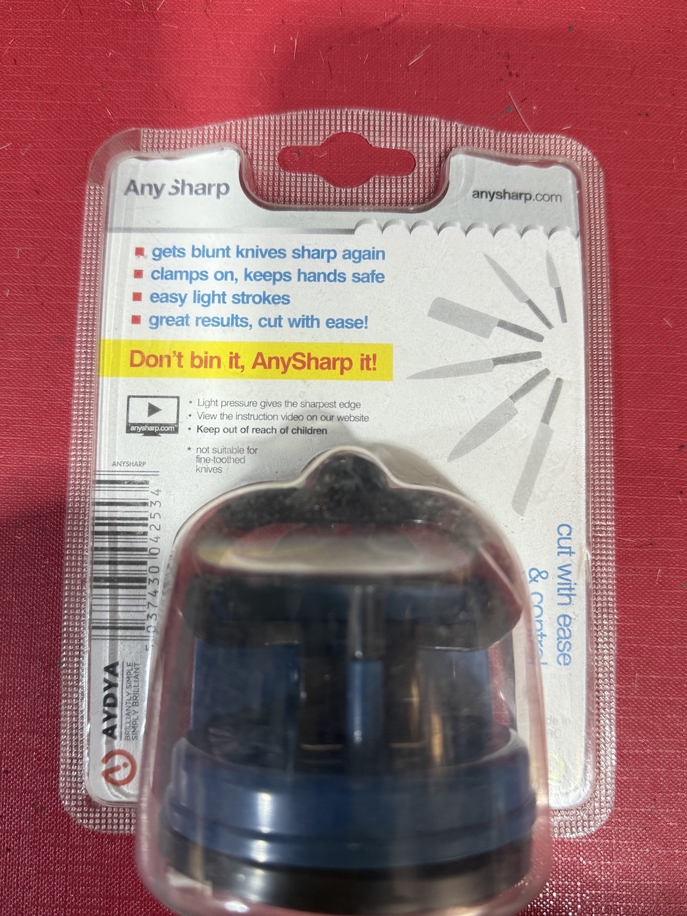 Pull thro' sharpener